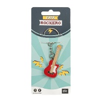 Llavero de guitarra eléctrica de Papá Rockero - 1 unidad